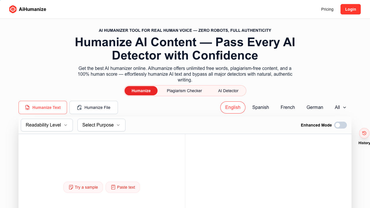 AIhumanize screenshot
