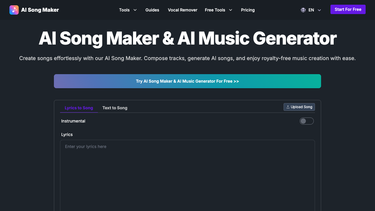 AI Song Maker screenshot