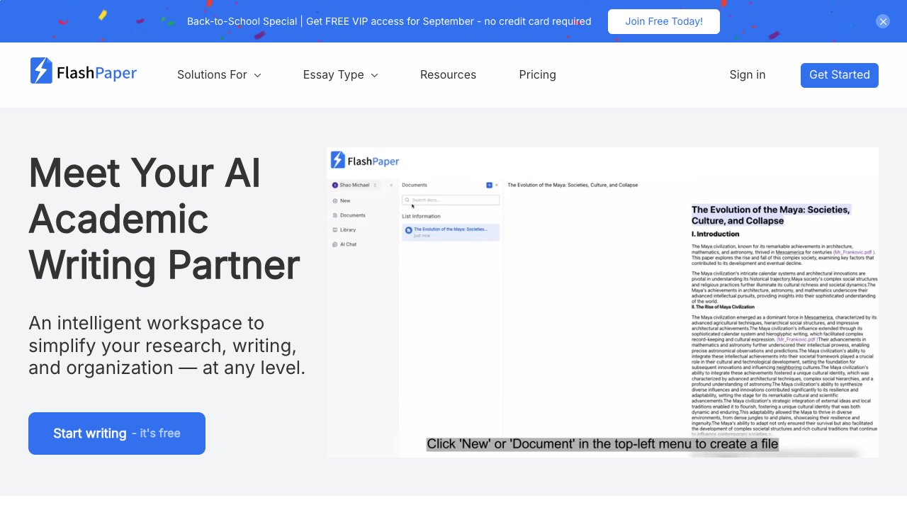 FlashPaper screenshot