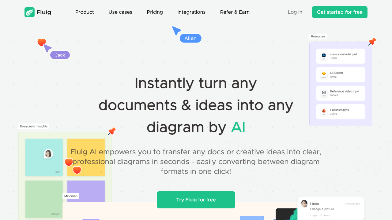 Fluig AI screenshot