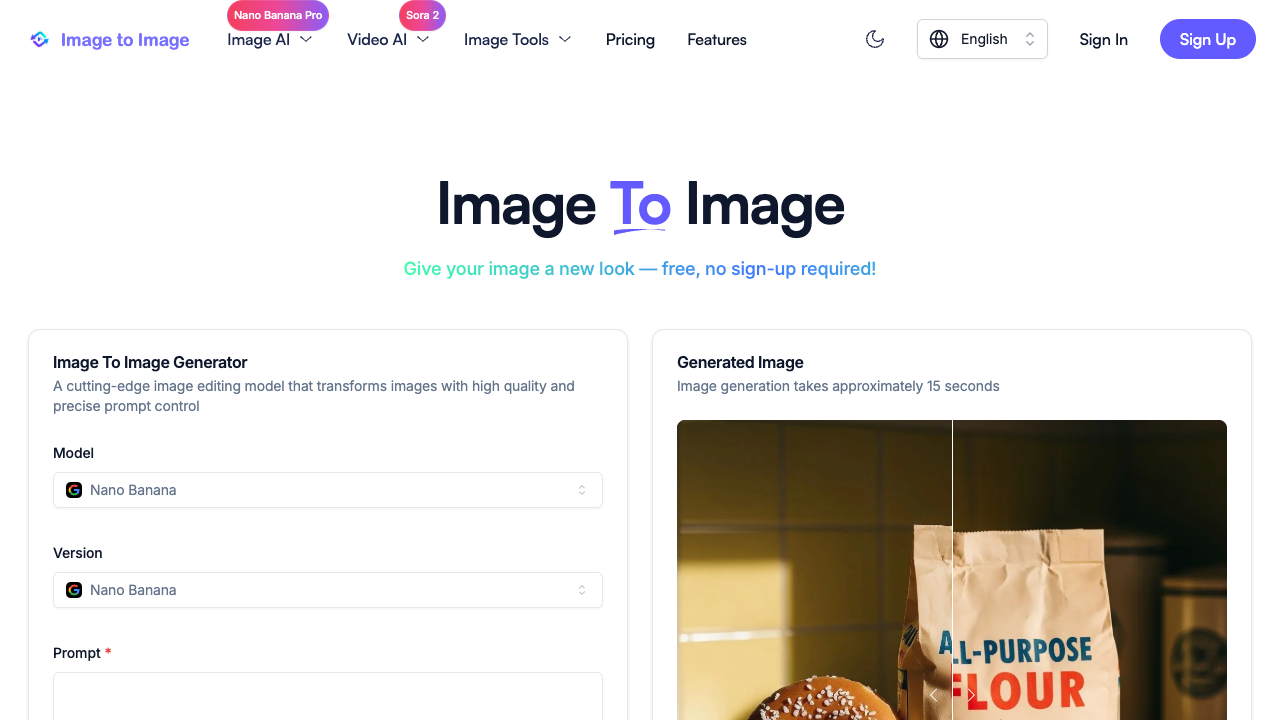 Image To Image screenshot
