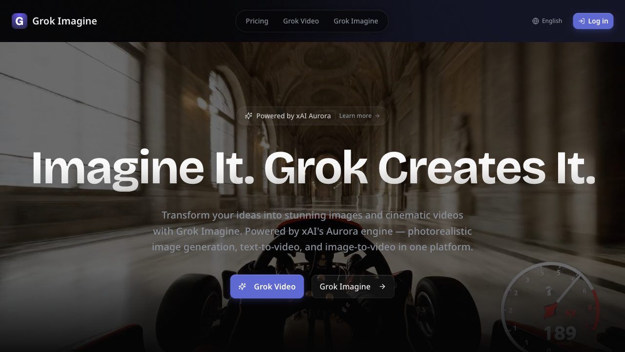 Grok Imagine screenshot