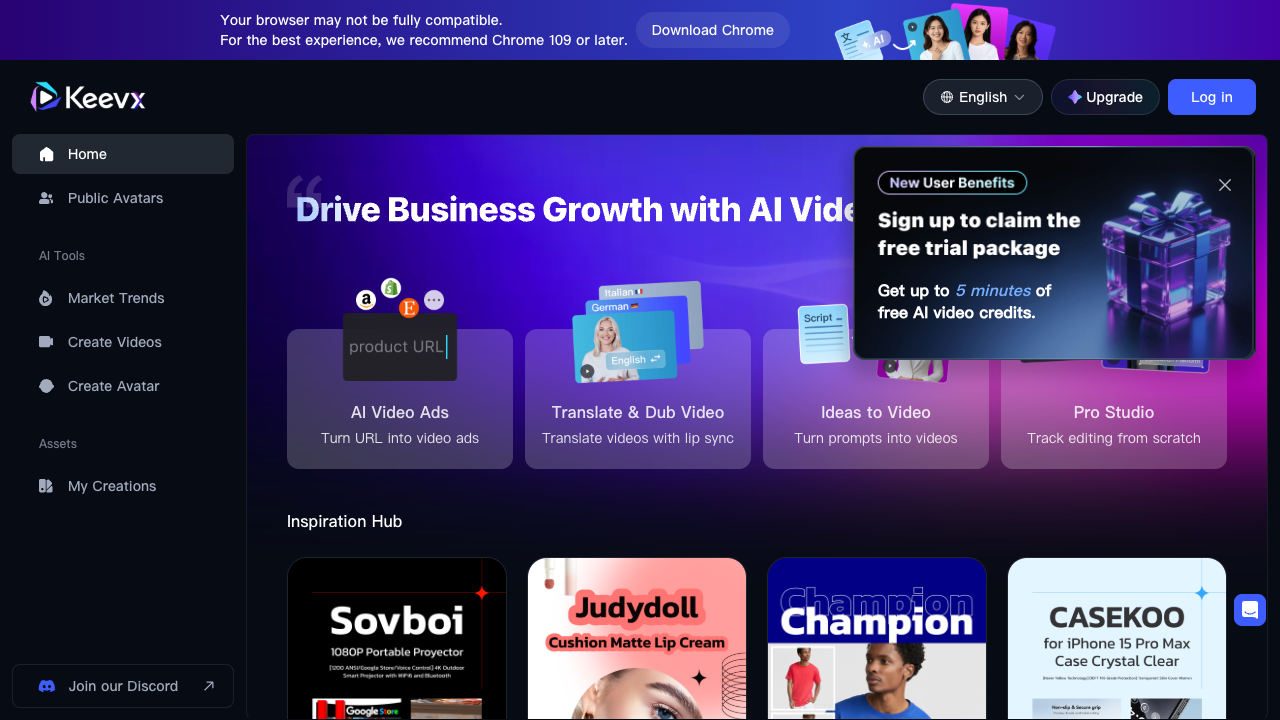 KeevX screenshot