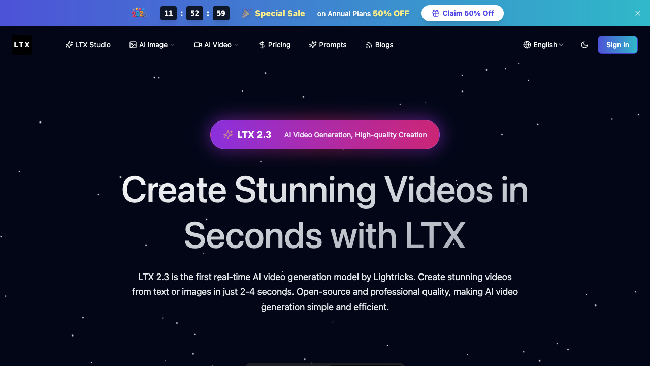LTX Studio screenshot