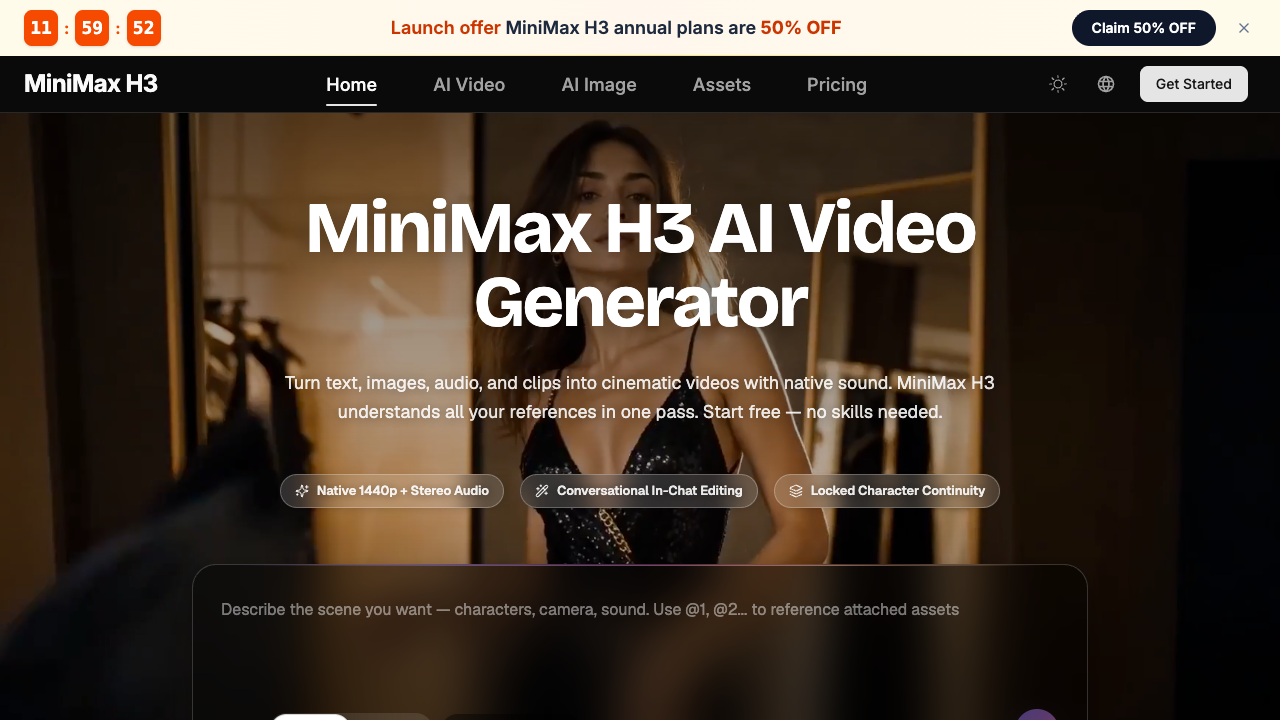 MiniMax H3 screenshot