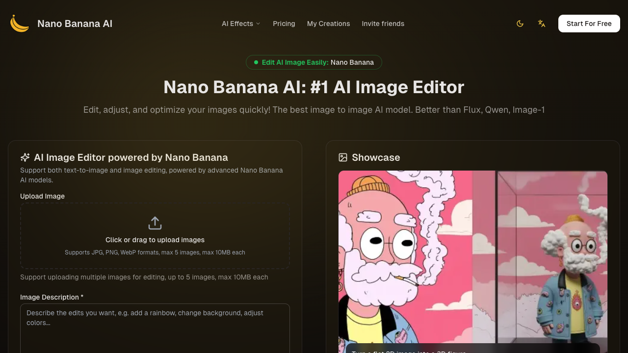 Nano Banana AI screenshot