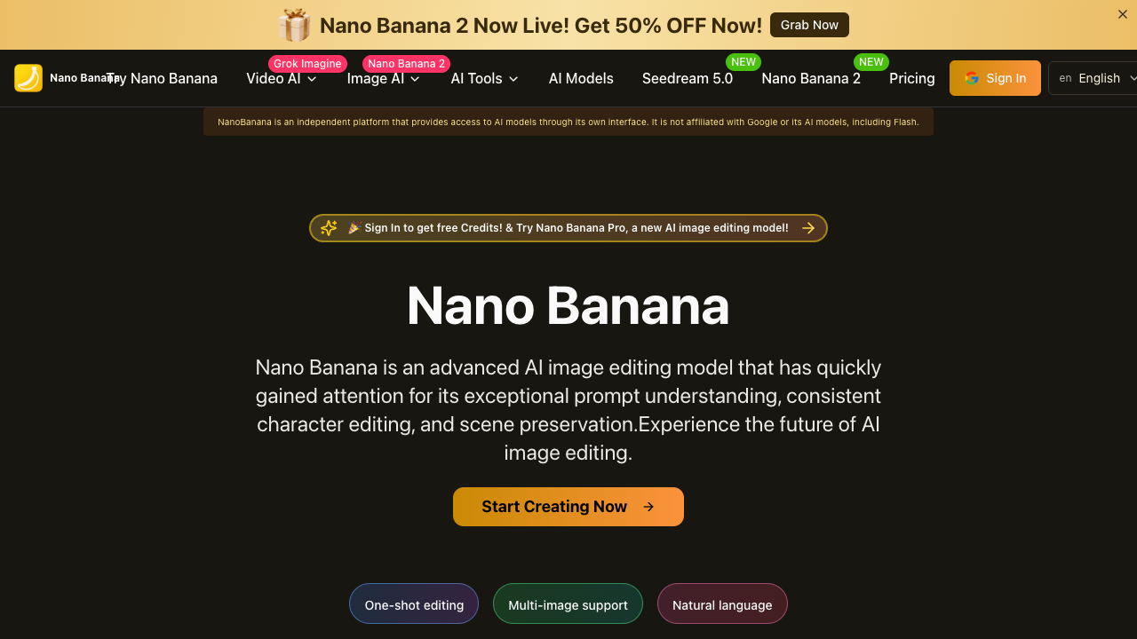 Nano Banana screenshot