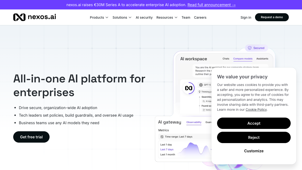 nexos.ai screenshot