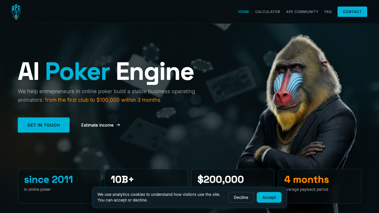 AI Poker Engine screenshot