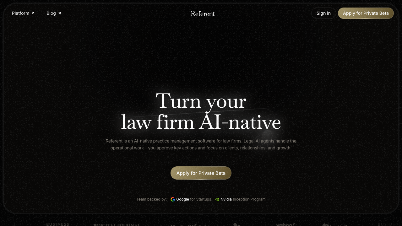 Referent screenshot