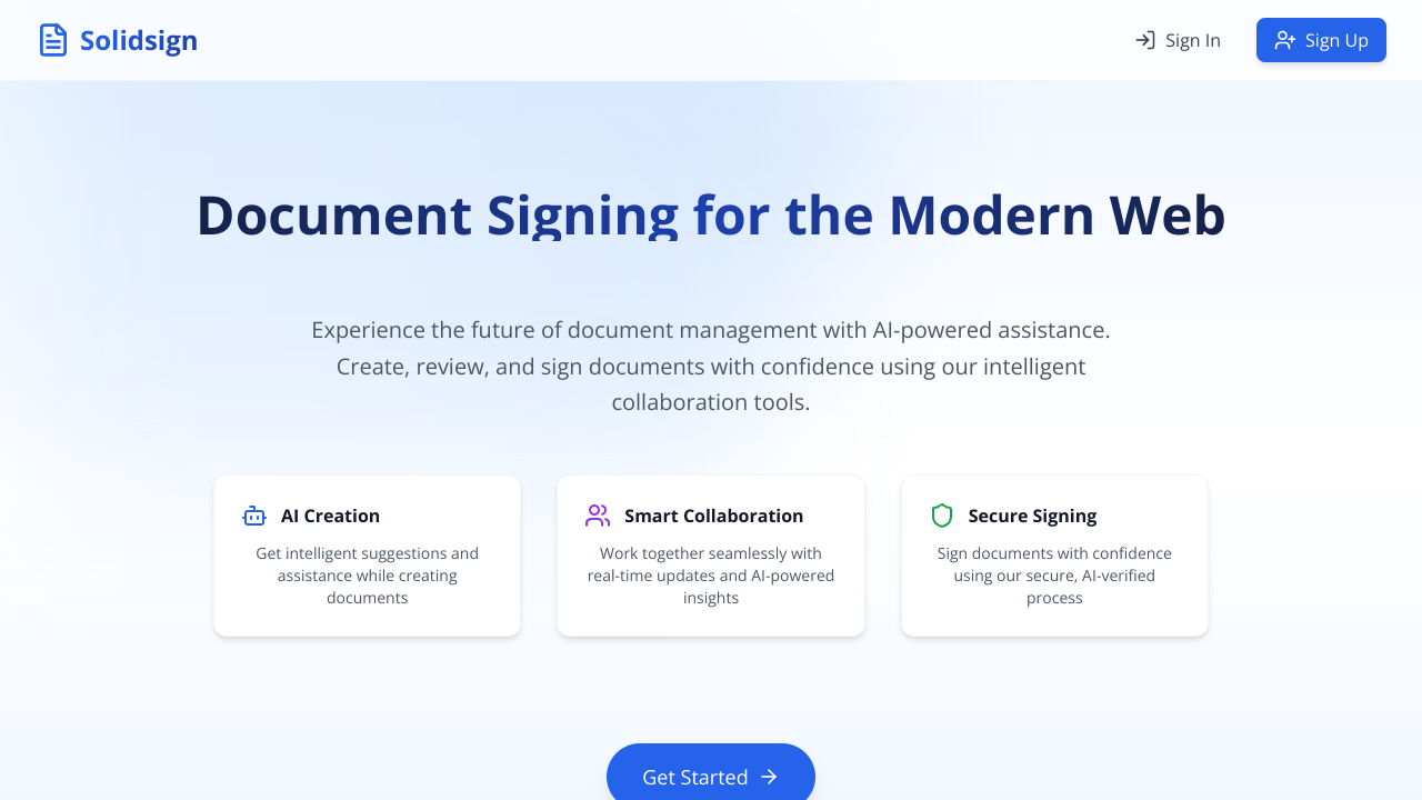 Solidsign screenshot
